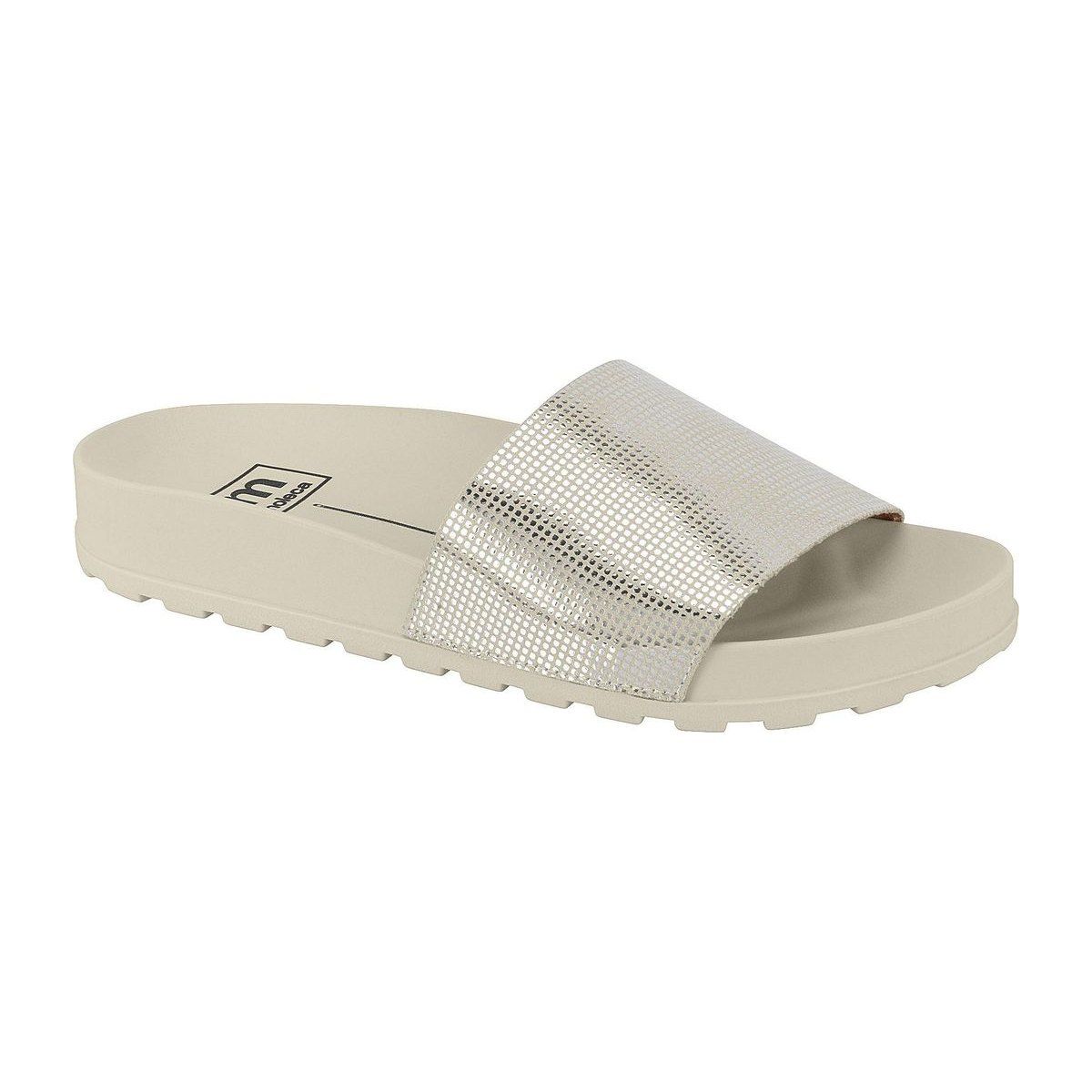 Moleca Metallic Platform Slide